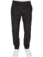 Чоловічі брюки-джинси X-Foot 176-7201 C-1 в бордовому кольорі