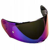 Визор (стекло) для шлемов LS2 Helmets FF353 RAPID RAINBOW Фиолетовый из поликарбоната с широкоугольным