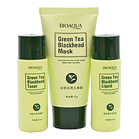 Набор от черных точек на основе экстракта зеленого чая BIOAQUA green tea blackhead