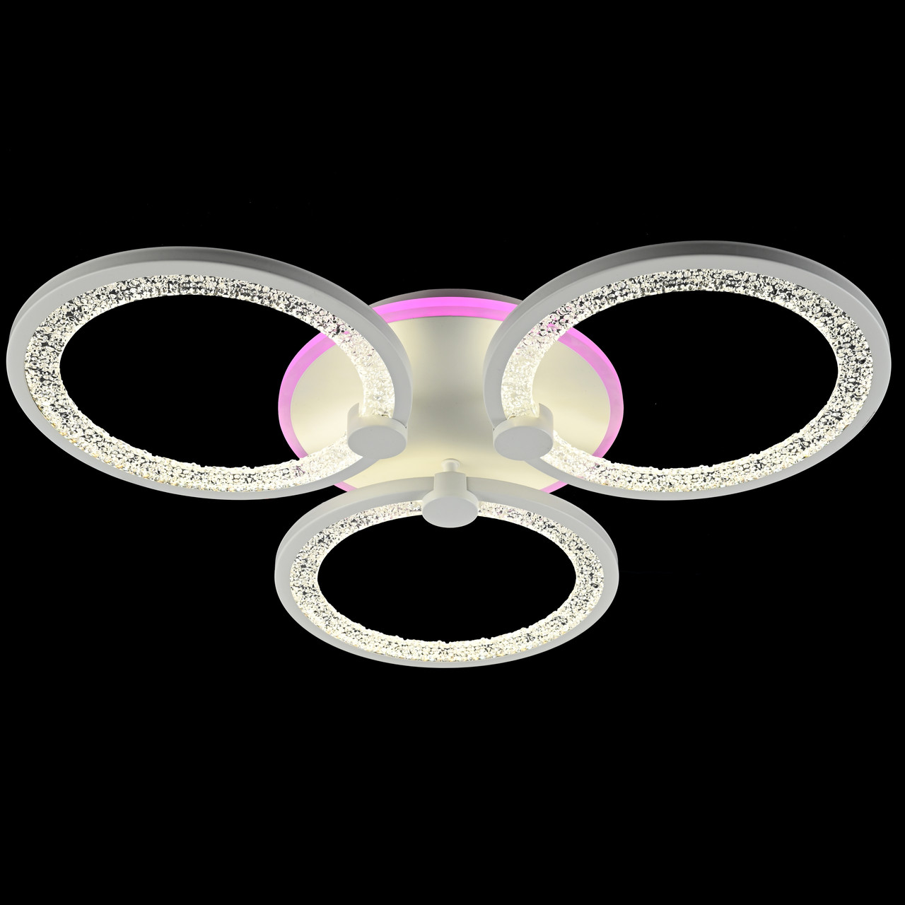 Люстра LED стельова 87-C19526/3 WH RGB 96W+22W