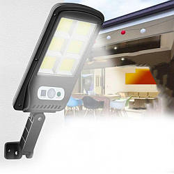 Вуличний ліхтар на сонячній батареї BK818-6COB (20*10*3 см) / Вуличний світильник з датчиком руху