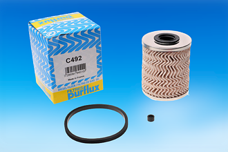 Паливний фільтр на Renault Master 3 (h=87мм)/ Purflux C492