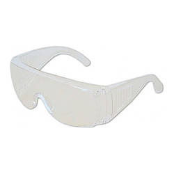 Окуляри захисні, ударостійкі, Білі / Окуляри для захисту очей / Окуляри для страйкболу/ Лабораторний захист очей
