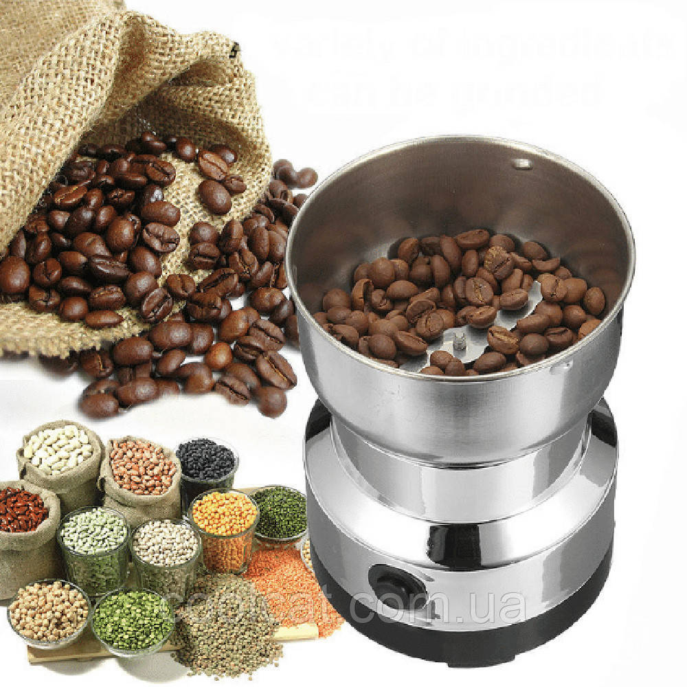 Кавомолка NIMA NM-8300 150 Вт / Електричний млин для кави / Подрібнювач кави