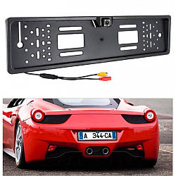 Рамка для номерного знака з камерою CAR CAM JX 9488A / Камера заднього виду з тримачем для номеру