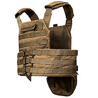 Плитоноска (Plate Carrier KARGO) Койот з напашним підсумком, фото 3