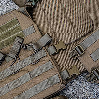 Плитоноска (Plate Carrier KARGO) Койот з напашним підсумком, фото 10
