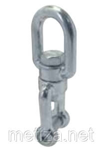 Вертлюг "кільце"-"вилка" для якірного ланцюга, арт. 814105406, нержавіюча сталь А4, 6мм, фото 1