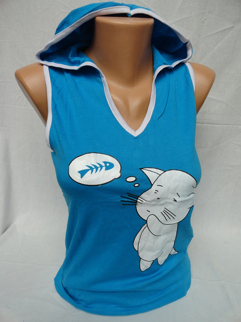 Жіночі літні майки з молодіжним малюнком, фото 1