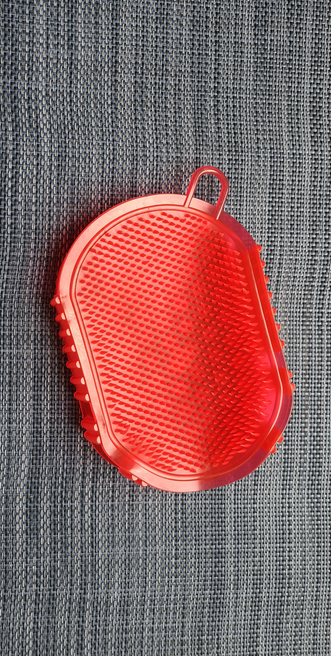 Щітка рукавиця масажна силіконова М'яка 15*10см, фото 1