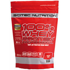 Сироватковий протеїн концентрат Scitec Nutrition 100% Whey Protein Professional 500 г peanut butter