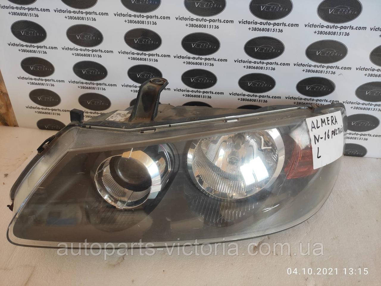 Фара Nissan Almera N16 2000-2002 ліва, фото 1