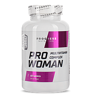 Витамины для жунщин Progress Nutrition Pro Woman 60 таблеток