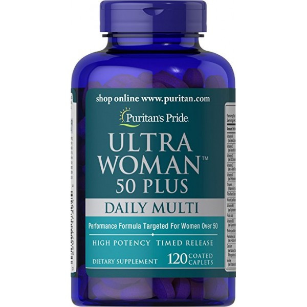 Вітаміни для жінок Puritan's Pride Ultra Woman 50 Plus 120 таблеток
