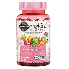 Органічні Мультивітаміни для жінок, органічні ягоди, MyKind Organics, Garden of Life, 120