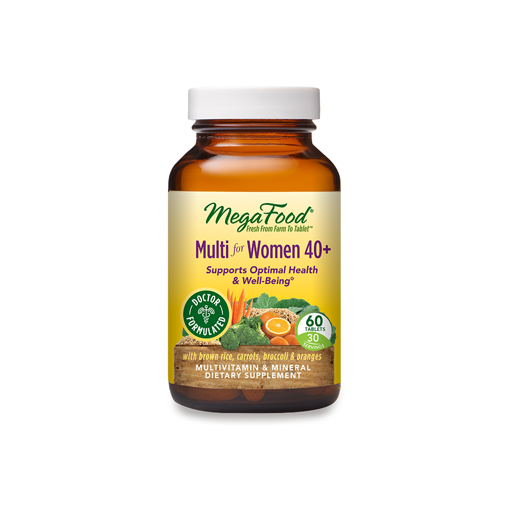 Мультивітаміни для жінок 40+, Multi for Women 40+, MegaFood, 60 таблеток