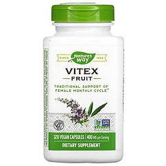 Вітекс, Vitex Fruit, 400 mg, nature's Way, 320 капсул