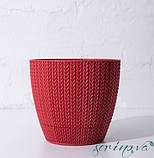 Горщик для квітів Sumela 5 л червоний, фото 3