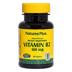 Рибофлавін, B-2, nature's Plus, 100 мг, 90 Таблеток