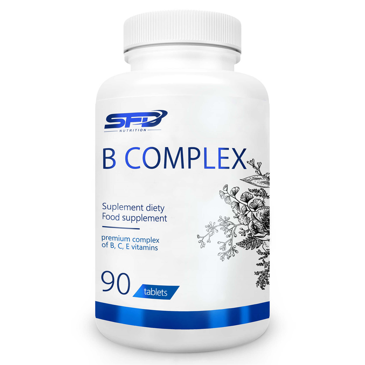 Комплекс вітамінів групи Б SFD Nutrition B Complex 90 таблеток