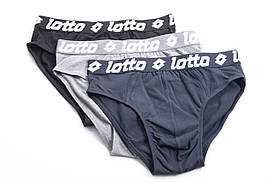 Lotto плавки чоловічі чорні, сірі, сині — набір 3 шт.