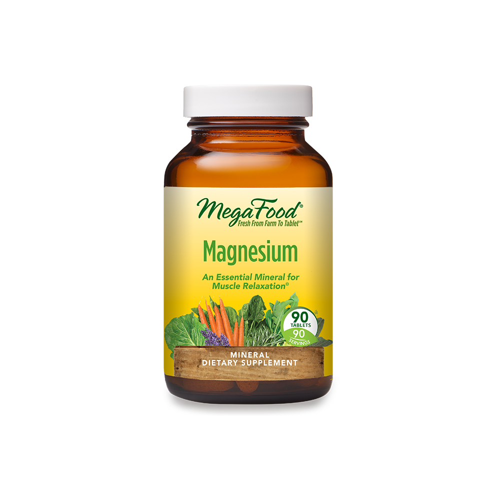 Магній, Magnesium, MegaFood, 90 таблеток