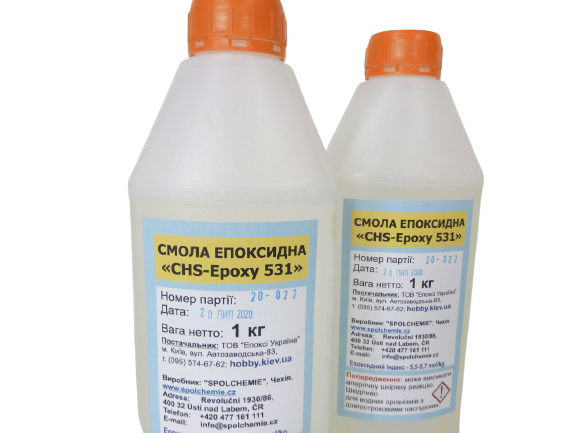 Смола епоксидна Epoxy-531, 1 кг