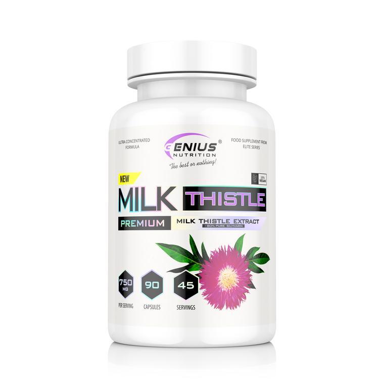 Екстракт молочного чортополоху Genius Nutrition Milk Thistle 90 капсул, фото 1