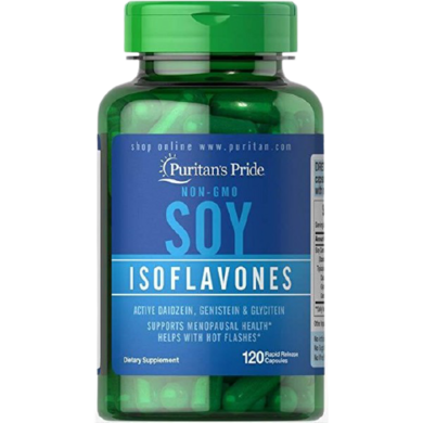 Ізофлавони сої Puritan's Pride Soy Isoflavones 120 капсул, фото 1