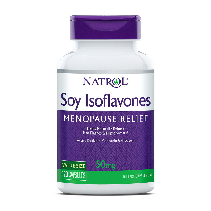 Соєві Ізофлавони Natrol Soy Isoflavones Menopause Relief 50 mg 120 капсул