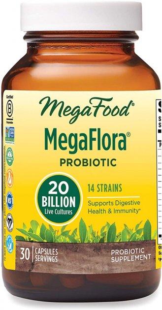 Пробіотик MegaFlora, MegaFood, 30 капсул
