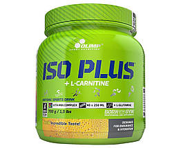 Изотоник Olimp Iso Plus + L-Carnitine 700 грам Холодний чай