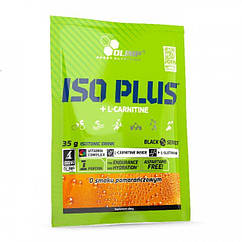 Изотоник Olimp Iso Plus + L-Carnitine 35 г lemon