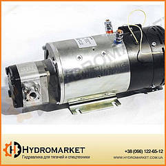 Маслостанція 24V-2,2kW 4,2CM³ (Електрогідравліка/PowerPack) (насос + двигун) HIDROS