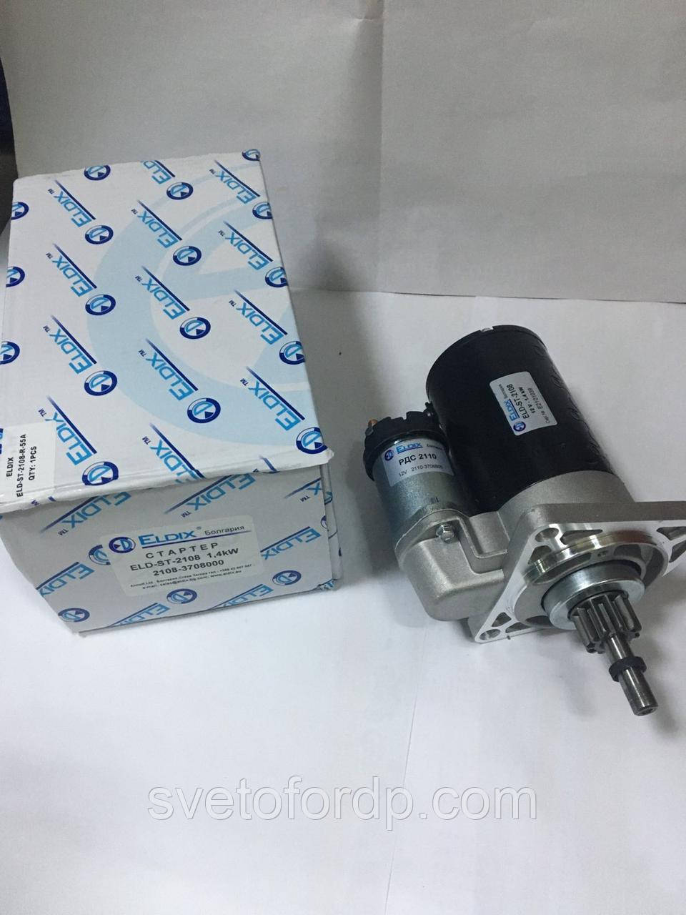 Стартер ВАЗ 2108-21099, 2113-2115 з редуктором 1.4 кВт Eldix, фото 1