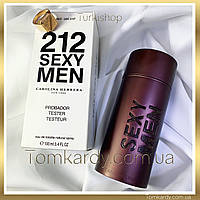 Мужские духи Carolina Herrera 212 Sexy Men [Tester] 100 ml. Каролина Эррера 212 Секси Мен (Тестер) 100 мл.