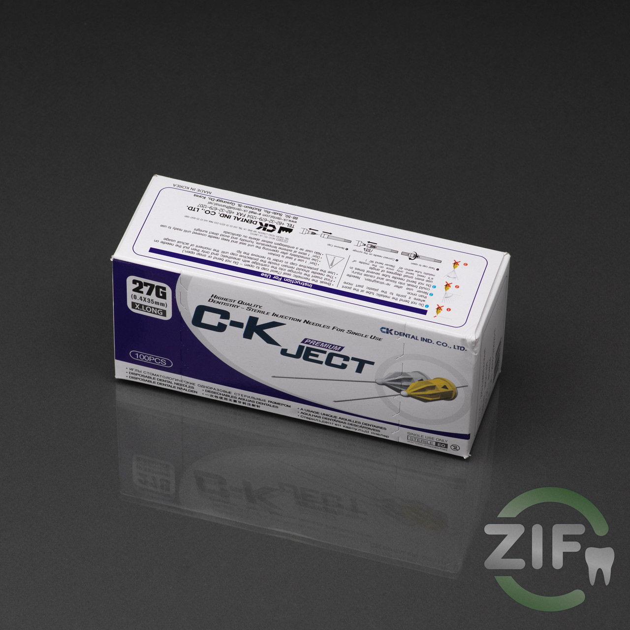 C-K JECT голки карпульні стоматологічні, американський стандарт. C-K DENTAL 04*35мм