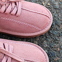 UGG рожеві Сліпони жіночі автоледи зимові уггі UGG теплі сліпони з хутром шльопанці хутряні тапочки еко замвша, фото 6