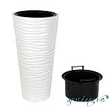 Горщик для квітів Kumsal 5,5 л антрацитовий, фото 2