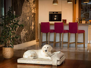 М'яка лежанка для собак, матрац із подушкою для собак, розмір L