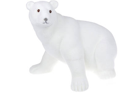 Новорічний декор Ведмідь, 50 см, пластик, 1 шт. (113-C47), фото 2