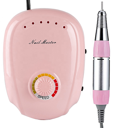 Фрезер CJ-MD006 на 60 Вт і 35000 об/хв для манікюру і педикюру (pink), фото 1