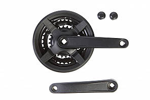 Шатуни для велосипеда алюмінієві HaiX HX-A-AM081 під квадрат, 170 мм, 24-34-42Т