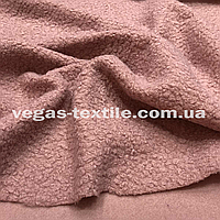 Пальтовая ткань овчина (барашек) Розовый