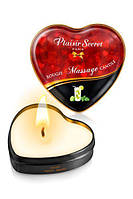 Массажная свеча сердечко ароматическая для эротического массажа Plaisirs Secrets Mojito 35 мл