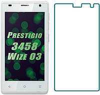 Защитное стекло Prestigio 3458 Wize O3 (Прозрачное 2.5 D 9H)