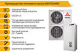 Тепловий насос Mitsubishi Heavy HeatGuard 125SX, теплопродуктивністю 14кВт, фото 4