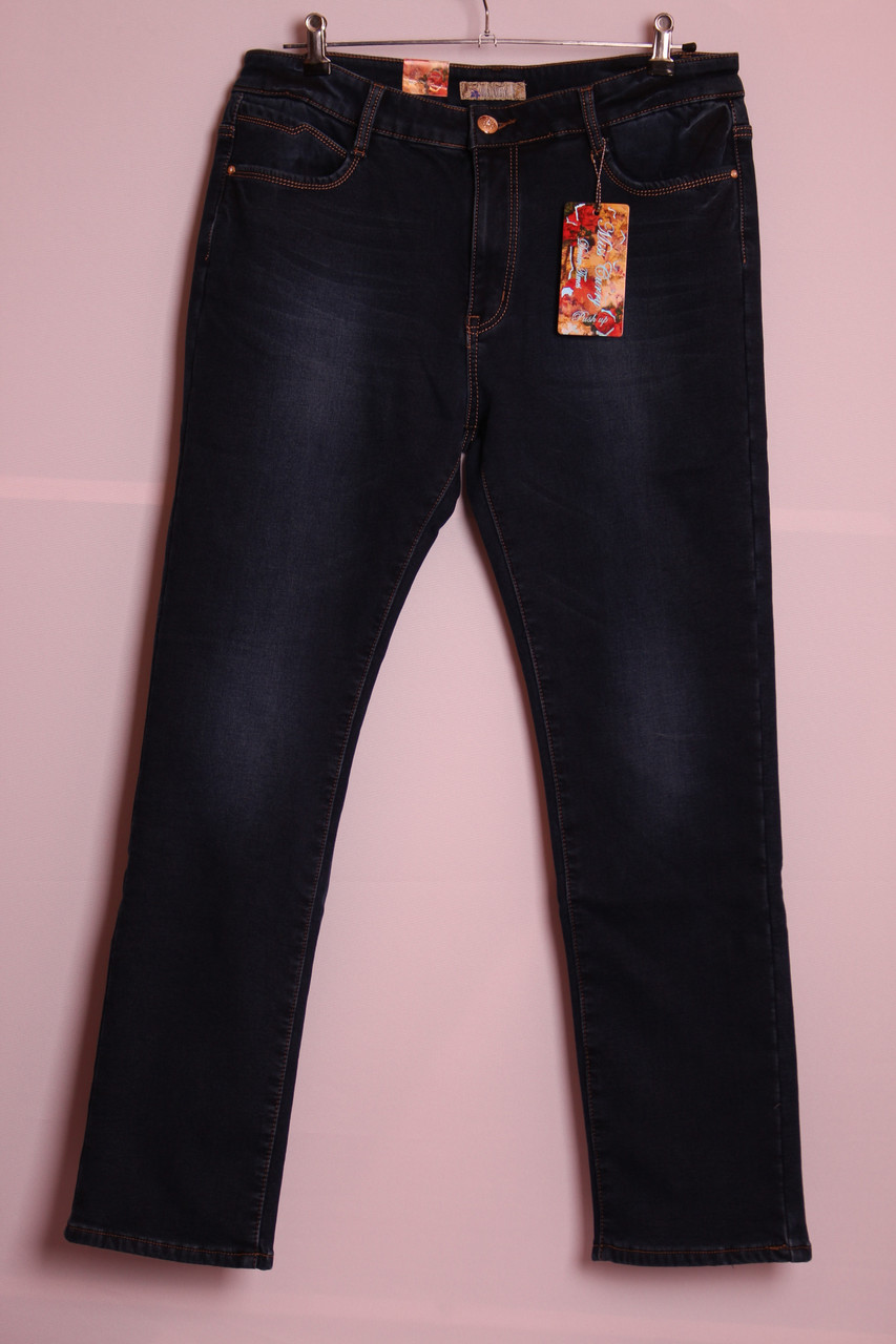 Жіночі утеплені джинси на флісі" Miss Curry" великих розмірів( 30-35рр. )