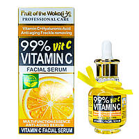Відбілююча, омолоджуюча сироватка Wokali Vitamin C + Hyaluronic Аsid, 40 мл
