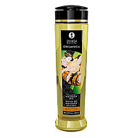 Массажное масло для секса, интимного массажа Shunga ORGANICA Almond Sweetness 240 мл с витамином Е